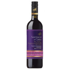 Vīns "Santiago de Chile" Cabernet-Carm. 0.75l 12.5% pussauss sarkans