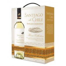 Vīns "Santiago de Chile" Chardonnay 3.0l BIB 13% sauss balts