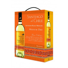 Vīns "Santiago de Chile" Sauv.Blanc-Moscato 3L BIB 13% pussauss, balts