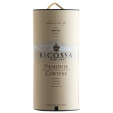 Vīns "Ricossa Cortese Piemonte DOC BIB" 12% 3L sauss balts