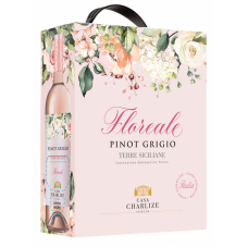 Vīns "Casa Charlize Floreale Pinot Grigio Blush" 12% 3.0L BIB pussauss rozā
