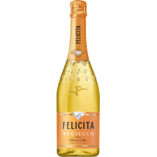 Dzirkstošais vīns "Felicita Prosecco Demi Sec" 10.5% 0.75L pussalds balts